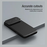 Capa para telemóvel NILLKIN Black Mirror Prop CD Texture Transparente com Espelho, Para iPhone 17 Pro Max, Para iPhone 17 Pro