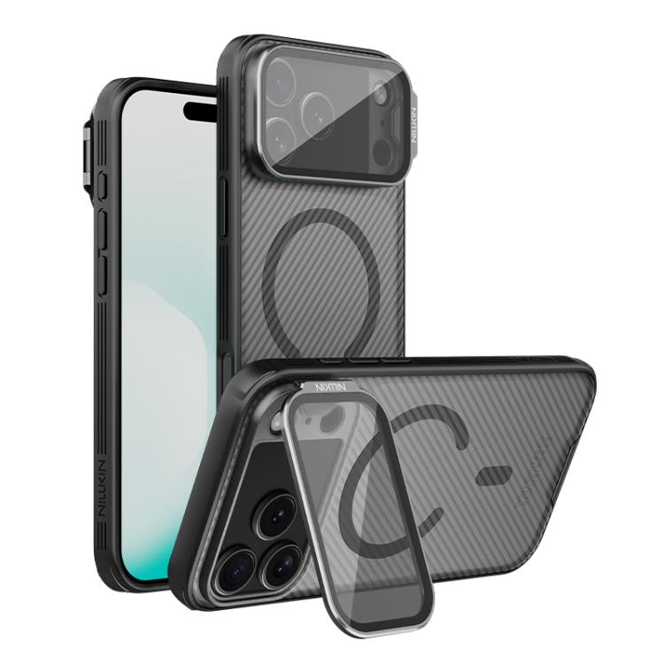 Capa para telemóvel NILLKIN CamShield Prop Transparente com Espelho MagSafe Magnética Translúcida em PC, Para iPhone 17 Pro Max, Para iPhone 17 Pro