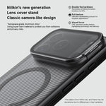 Capa para telemóvel NILLKIN CamShield Prop Transparente com Espelho MagSafe Magnética Translúcida em PC, Para iPhone 17 Pro Max, Para iPhone 17 Pro