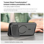 Capa para telemóvel NILLKIN CamShield Prop Transparente com Espelho MagSafe Magnética Translúcida em PC, Para iPhone 17 Pro Max, Para iPhone 17 Pro