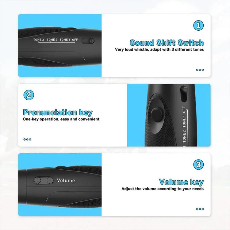 WANJOTEC EW001 Push Button Electronic Whistle