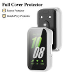 Capa protetora para relógio com película temperada integrada em PC xDfind, Para Samsung Galaxy Fit3