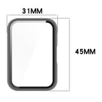 Capa protetora para relógio com película temperada integrada em PC xDfind, Para Samsung Galaxy Fit3