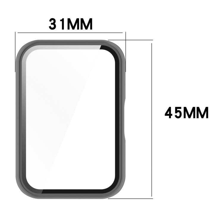 Capa protetora para relógio com película temperada integrada em PC xDfind, Para Samsung Galaxy Fit3