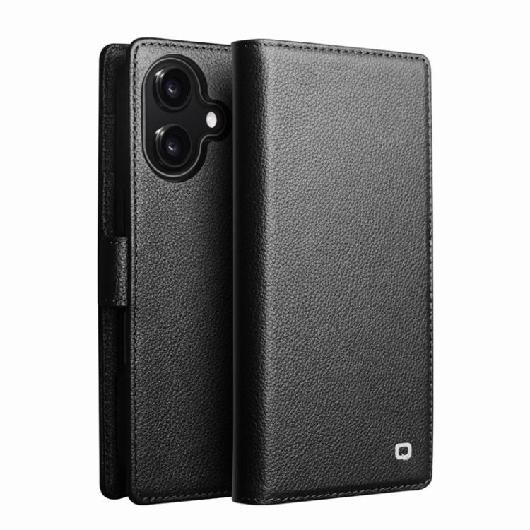 Capa para telemóvel QIALINO Classics 3ª Genuína em Pele, Para iPhone 17 Pro Max, Para iPhone 17 Pro, Para iPhone 17, Para iPhone Air