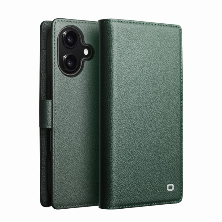 Capa para telemóvel QIALINO Classics 3ª Genuína em Pele, Para iPhone 17 Pro Max, Para iPhone 17 Pro, Para iPhone 17, Para iPhone Air