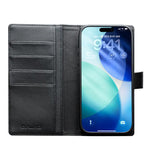 Capa para telemóvel QIALINO Classics 3ª Genuína em Pele, Para iPhone 17 Pro Max, Para iPhone 17 Pro, Para iPhone 17, Para iPhone Air