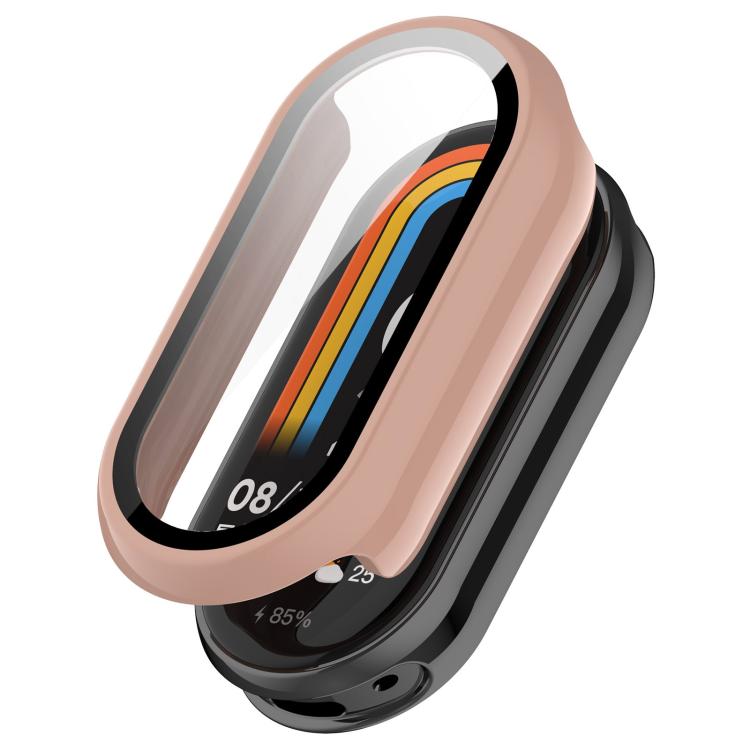 xDfind Tempered Film Integrated PC Watch Protective Cover, For Xiaomi Smart Band 10, For Xiaomi Smart Band 9 / 9 NFC, For Xiaomi Smart Band 9 Ceramic / 8