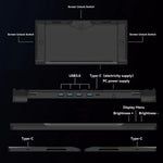 Arie 13 Monitor Portátil Triplo Expandido de 13,3 polegadas, Ficha US, Ficha UK, Ficha EU