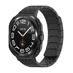 Correia de relógio com loop magnético em fibra de carbono, Para Samsung Galaxy Watch Ultra 47mm / Ultra 2025, Para Samsung Galaxy Watch8 / Watch8 Classic