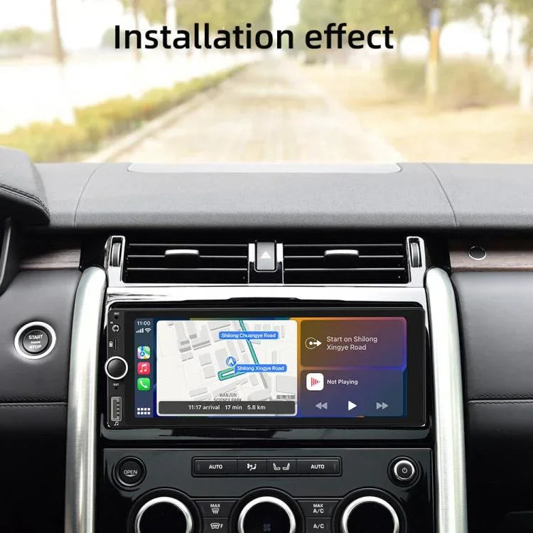F6021 Leitor MP5 para Carro 1Din com Ecrã IPS de 6,86 polegadas Suporta CarPlay & Android Auto, F6021
