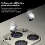 XDcase Titanium Alloy Hollow Camera Lens Protector, For iPhone 13 Pro / 13 Pro Max