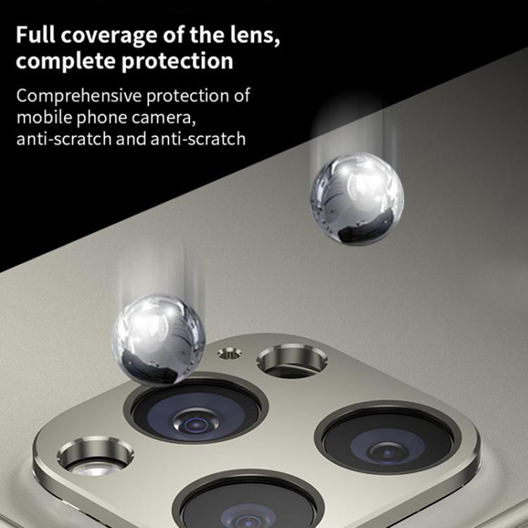 XDcase Titanium Alloy Hollow Camera Lens Protector, For iPhone 13 Pro / 13 Pro Max