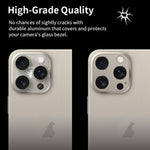 XDcase Titanium Alloy Hollow Camera Lens Protector, For iPhone 13 / 13 mini
