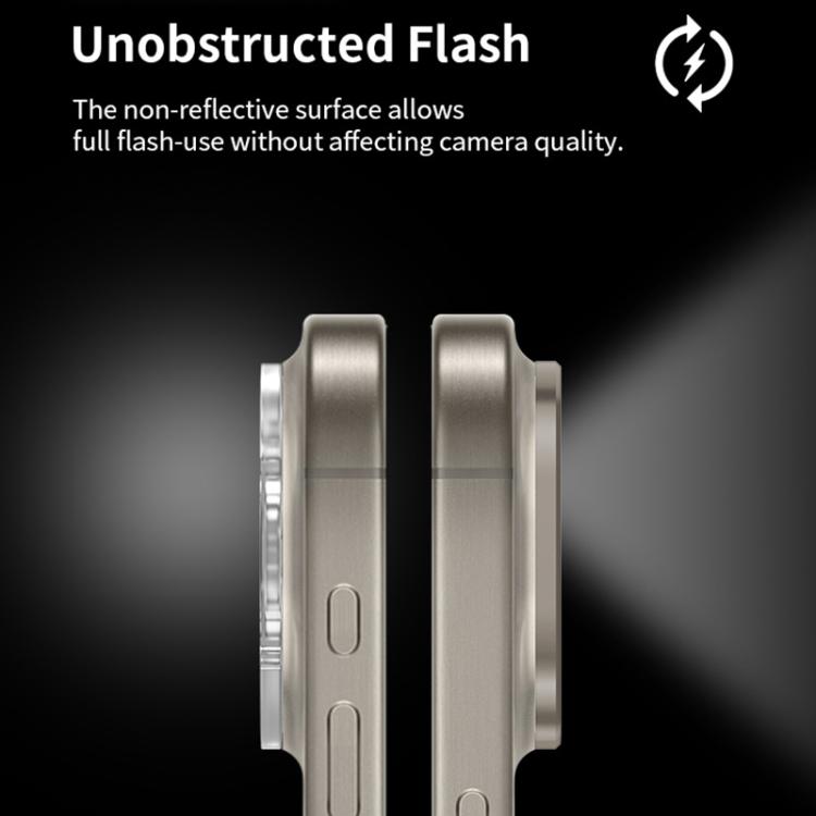 XDcase Titanium Alloy Hollow Camera Lens Protector, For iPhone 13 / 13 mini