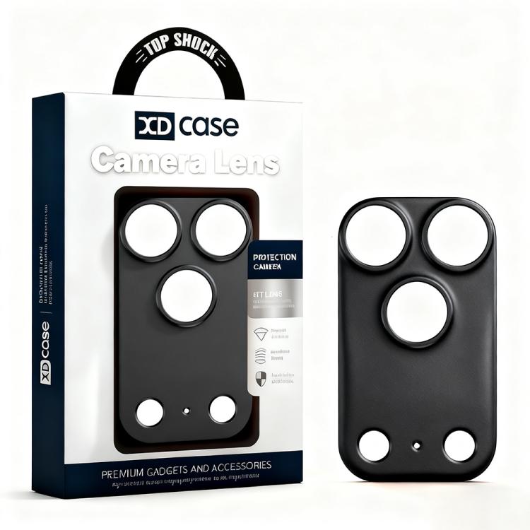 Protetor de Lente de Câmara Oco de Liga de Titânio XDcase, Para iPhone 17 Pro Max, Para iPhone 17 Pro