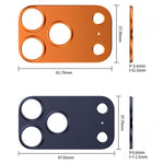 Protetor de Lente de Câmara Oco de Liga de Titânio XDcase, Para iPhone 17 Pro Max, Para iPhone 17 Pro