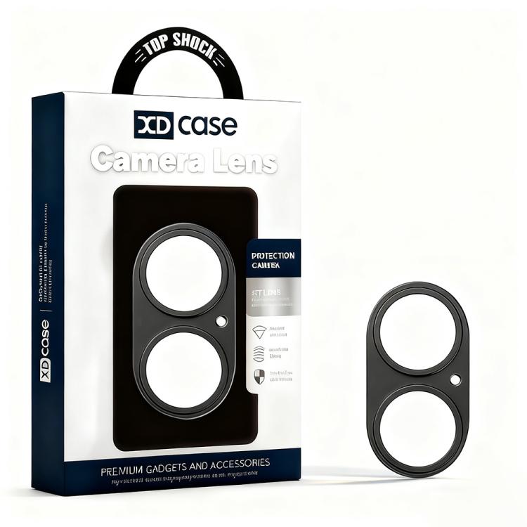 Protetor de Lente de Câmara Oco de Liga de Titânio XDcase, Para iPhone 17