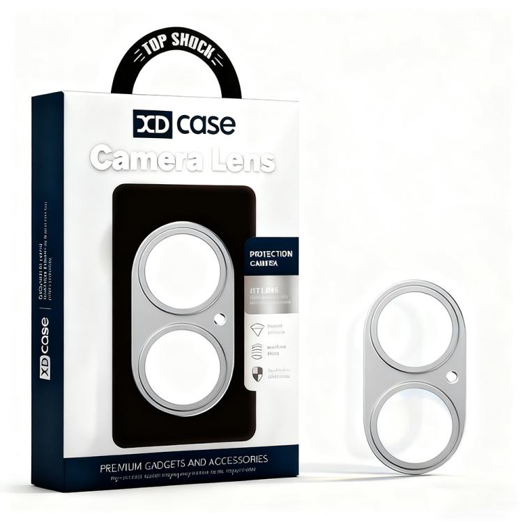 Protetor de Lente de Câmara Oco de Liga de Titânio XDcase, Para iPhone 17