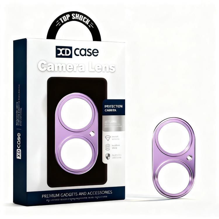 Protetor de Lente de Câmara Oco de Liga de Titânio XDcase, Para iPhone 17