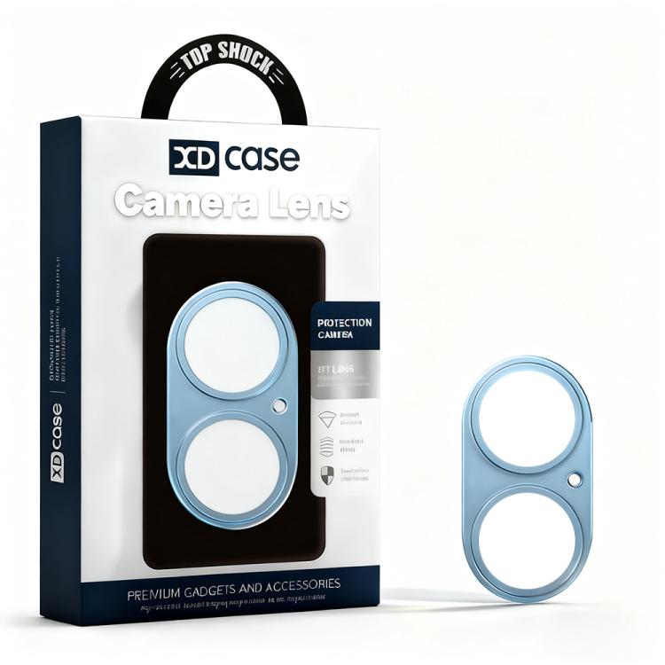 Protetor de Lente de Câmara Oco de Liga de Titânio XDcase, Para iPhone 17