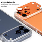 Protetor de Lente de Câmara Oco de Liga de Titânio XDcase, Para iPhone 17