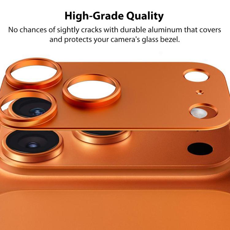 Protetor de Lente de Câmara Oco de Liga de Titânio XDcase, Para iPhone 17