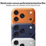 Protetor de Lente de Câmara Oco de Liga de Titânio XDcase, Para iPhone 17
