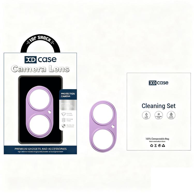 Protetor de Lente de Câmara Oco de Liga de Titânio XDcase, Para iPhone 17