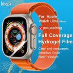 2pcs Protetor de Ecrã Hidrogel Curvo imak, para Apple Watch Ultra 1/2/3 49mm
