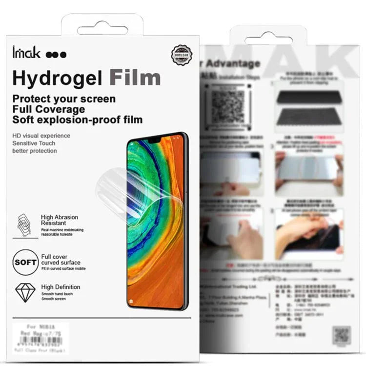 2pcs Protetor de Ecrã Hidrogel Curvo imak, para Apple Watch Ultra 1/2/3 49mm
