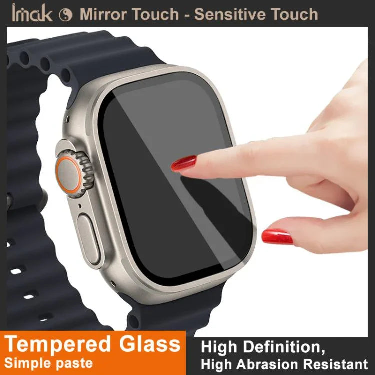 Película Protetora de Vidro Temperado IMAK, para Apple Watch Ultra 1/2/3 49mm