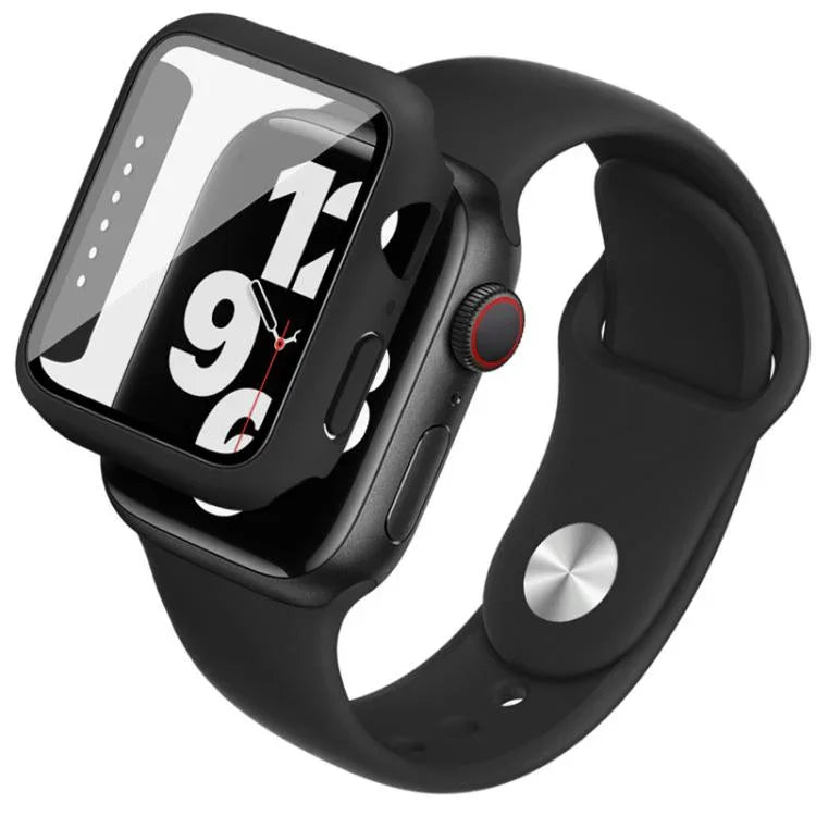 Capa Integrada e Película com Correia de Silicone imak, para Apple Watch SE 1/2/3/Séries 4/5/6 44mm, para Apple Watch SE 1/2/3/Séries 4/5/6 40mm