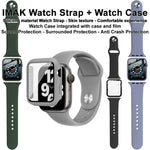 Capa Integrada e Película com Correia de Silicone imak, para Apple Watch SE 1/2/3/Séries 4/5/6 44mm, para Apple Watch SE 1/2/3/Séries 4/5/6 40mm