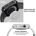 Capa Integrada e Película com Correia de Silicone imak, para Apple Watch SE 1/2/3/Séries 4/5/6 44mm, para Apple Watch SE 1/2/3/Séries 4/5/6 40mm