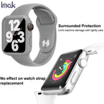 Capa Integrada e Película com Correia de Silicone imak, para Apple Watch SE 1/2/3/Séries 4/5/6 44mm, para Apple Watch SE 1/2/3/Séries 4/5/6 40mm