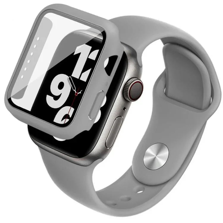 Capa Integrada e Película com Correia de Silicone imak, para Apple Watch SE 1/2/3/Séries 4/5/6 44mm, para Apple Watch SE 1/2/3/Séries 4/5/6 40mm