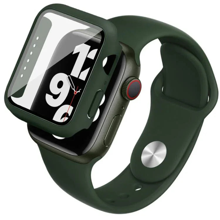 Capa Integrada e Película com Correia de Silicone imak, para Apple Watch SE 1/2/3/Séries 4/5/6 44mm, para Apple Watch SE 1/2/3/Séries 4/5/6 40mm