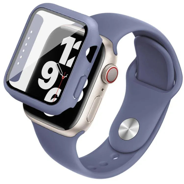Capa Integrada e Película com Correia de Silicone imak, para Apple Watch SE 1/2/3/Séries 4/5/6 44mm, para Apple Watch SE 1/2/3/Séries 4/5/6 40mm