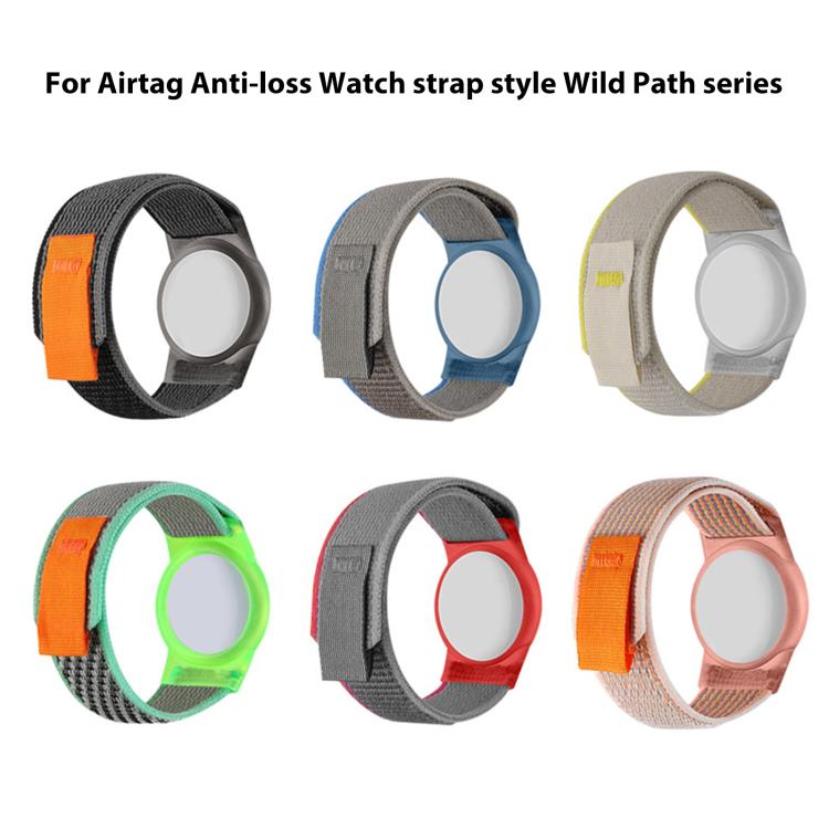 Capa Protetora para Rastreadores Anti-Perda Estilo Correia de Nylon com Laço xDfind, Para AirTag 2ª Geração / AirTag 1ª Geração