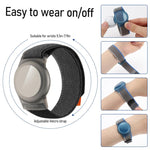 Capa Protetora para Rastreadores Anti-Perda Estilo Correia de Nylon com Laço xDfind, Para AirTag 2ª Geração / AirTag 1ª Geração