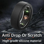 Capa sólida de silicone para anel inteligente xDfind para Samsung Galaxy Ring / Oura Ring, S, M