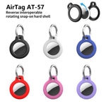 Capa Protetora PC com Fivela de Mola xDfind, Para AirTag 2ª Geração / AirTag 1ª Geração