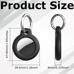 Capa Protetora PC com Fivela de Mola xDfind, Para AirTag 2ª Geração / AirTag 1ª Geração