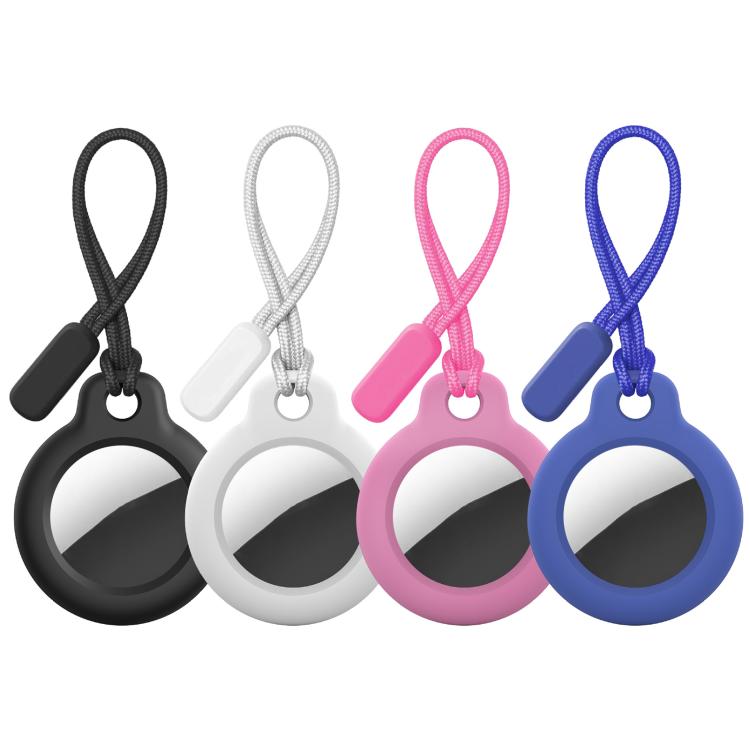 Capa Protetora PC com Cordão xDfind, Para AirTag 2ª Geração / AirTag 1ª Geração