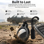 Capa Protetora PC com Cordão xDfind, Para AirTag 2ª Geração / AirTag 1ª Geração