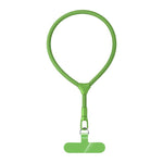 Racket Shape 7mm Polyester Rope with Gasket Adjustable Phone Wrist Lanyard