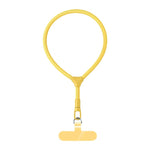 Racket Shape 7mm Polyester Rope with Gasket Adjustable Phone Wrist Lanyard