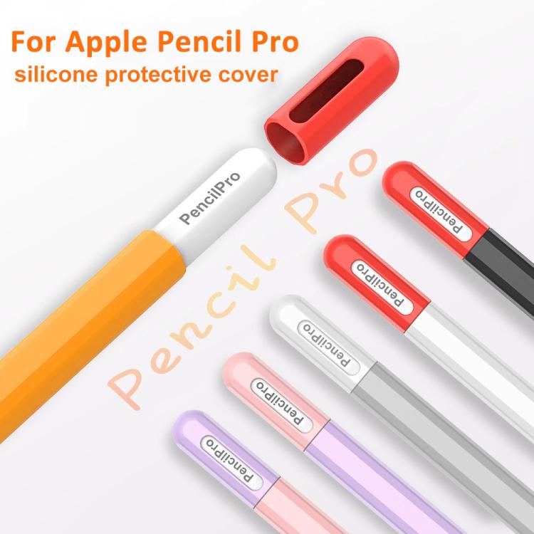 Capa protetora para caneta stylus em silicone com cor contrastante XDcase, Para Apple Pencil Pro / 2, Para Apple Pencil Pro / 2 / 1, Para Apple Pencil USB-C / 3