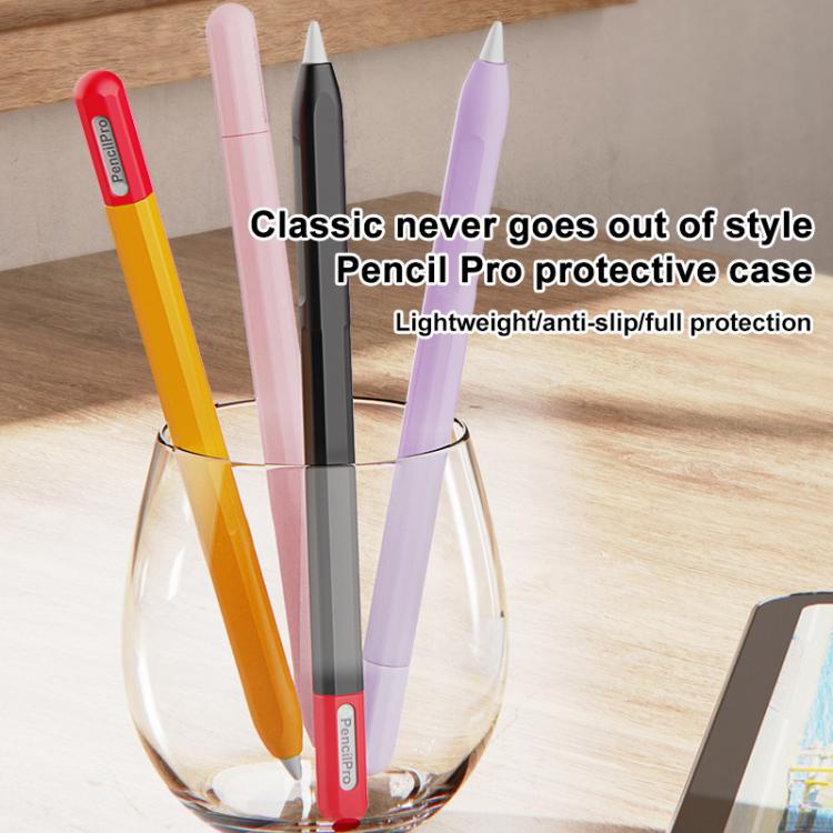 Capa protetora para caneta stylus em silicone com cor contrastante XDcase, Para Apple Pencil Pro / 2, Para Apple Pencil Pro / 2 / 1, Para Apple Pencil USB-C / 3